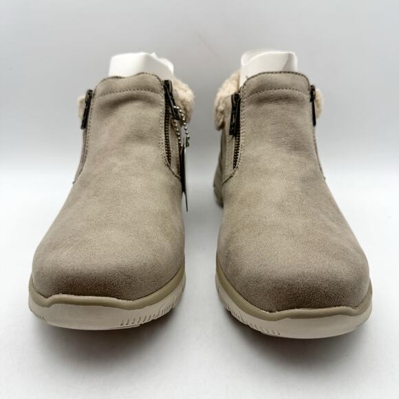 Skechers Womens Easy Going Ankle Boots US 10 Grey Water Repellent Lined NIB - Picture 5 of 11